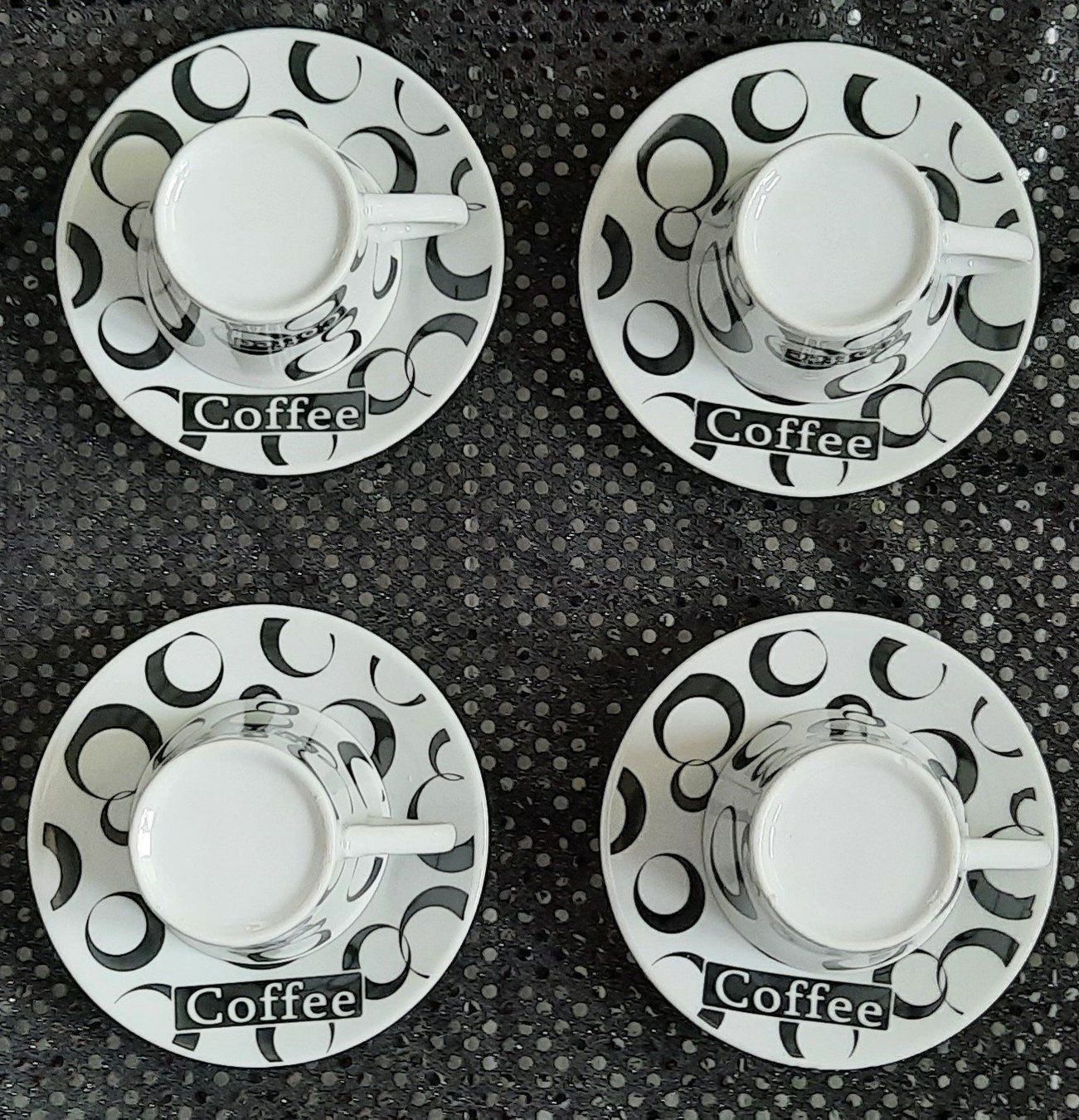 Tassen: COFFEE Vintage Espresso Tassen + Teller – Neu (gemäss Beschreibung) aus Seuzach von VT-Collections2 2