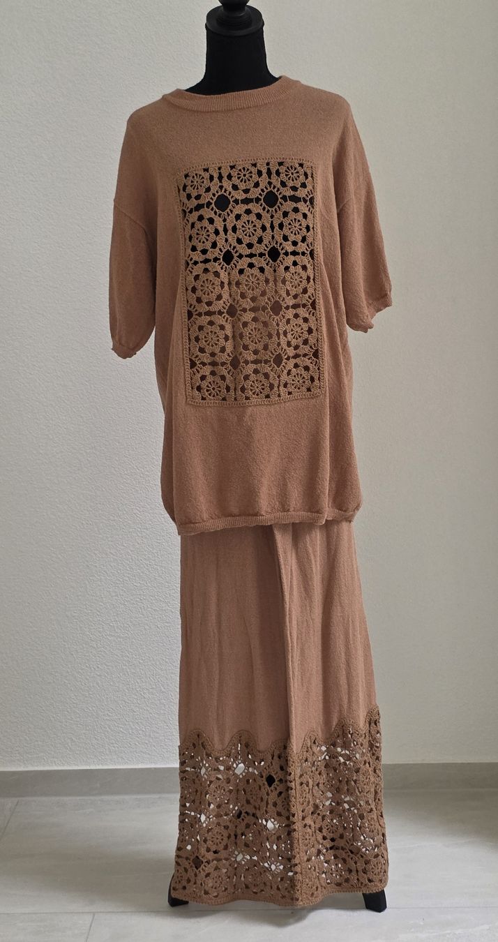 Mango Maglioni & Felpe: MNG Häkel-Hosen & Pulli Set Gr. S Sommerliche Freizeitmödel! – Usato da Rheinsulz venduto da Gilea