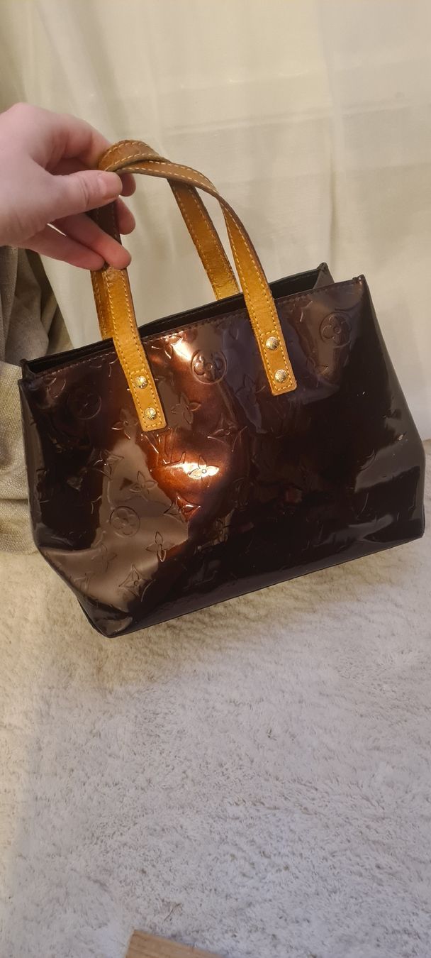 Louis Vuitton Borse da donna: Louis Vuitton Tasche Monogramm Vernis braun – Usato da Rebstein venduto da Soju3 5