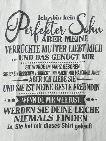 T-Shirt mit Spruch