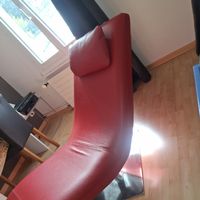 Relaxliege Leder Made in Italy mit wenig Gebrauchsspuren