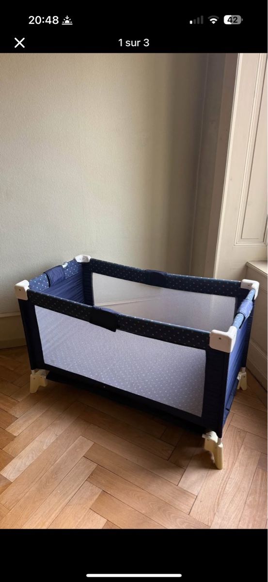 Letti: Lit parapluie pliable et transportable – Usato da La Chaux-de-Fonds venduto da Erwan_lmk