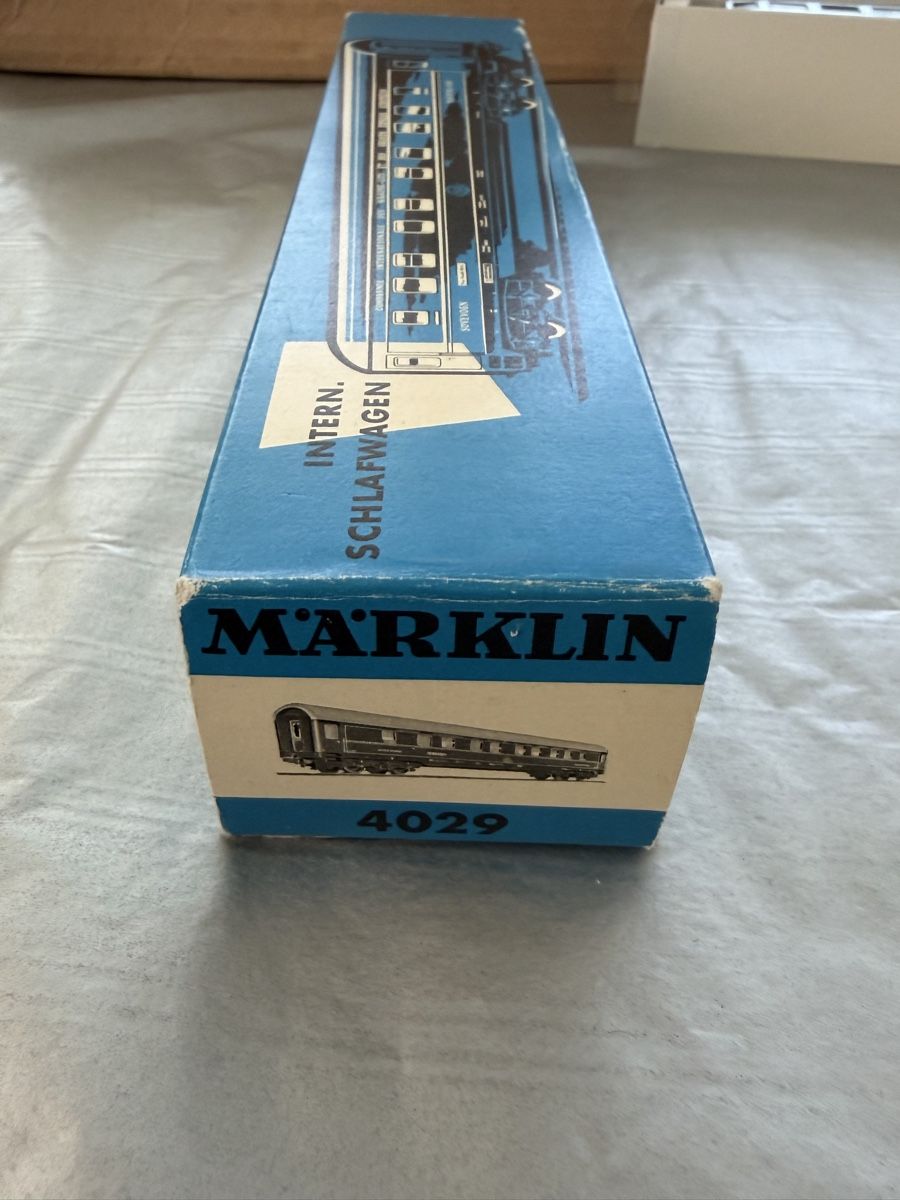 Märklin Modellini di ferrovie: Wagon voiture-lits Märklin 4029 – Usato da Echallens venduto da JAR69 3