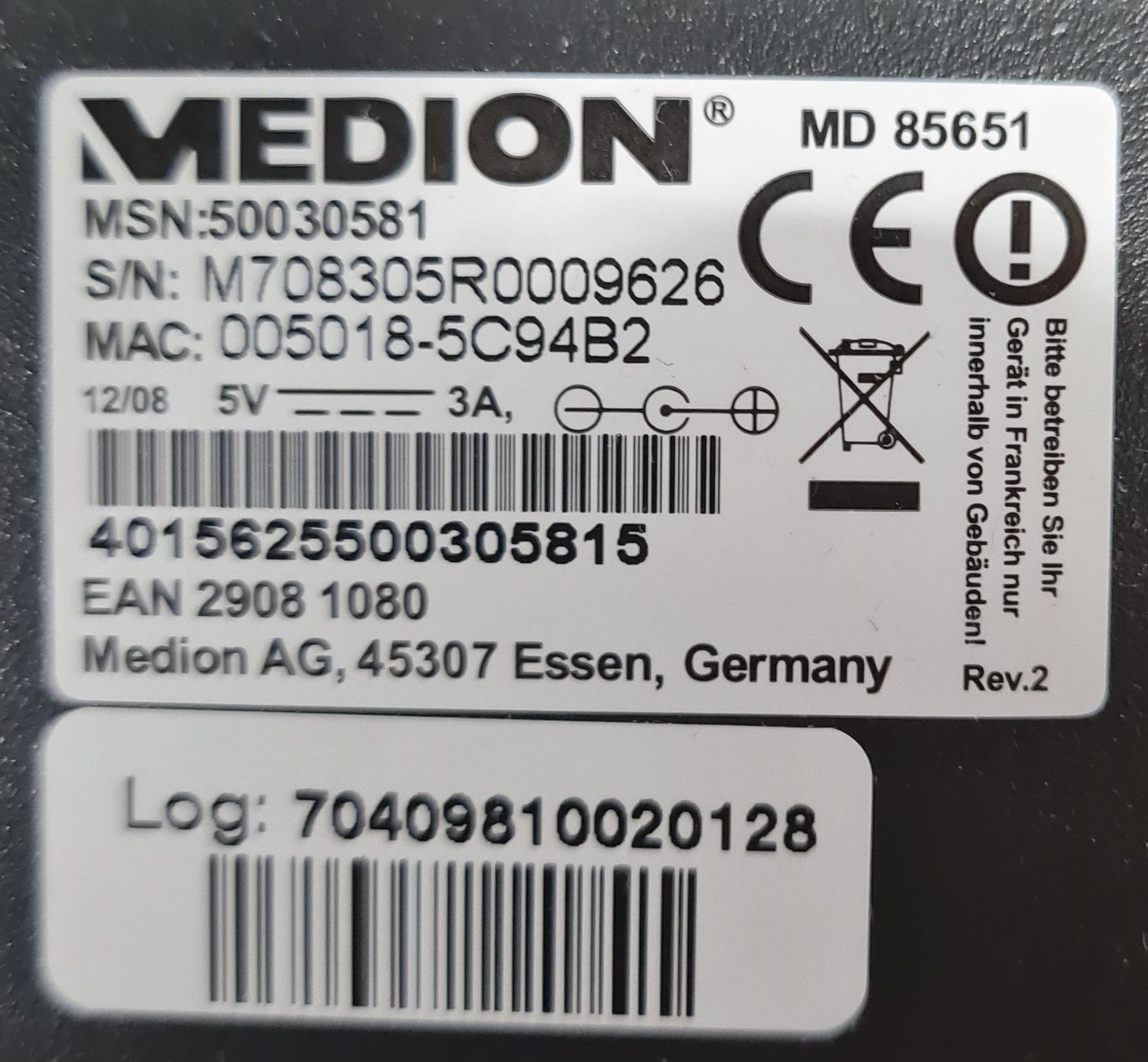Medion Radio: Medion Internetradio, Wireless, FM, MP3, Wecker – Usato da Horw venduto da Arta20000 7