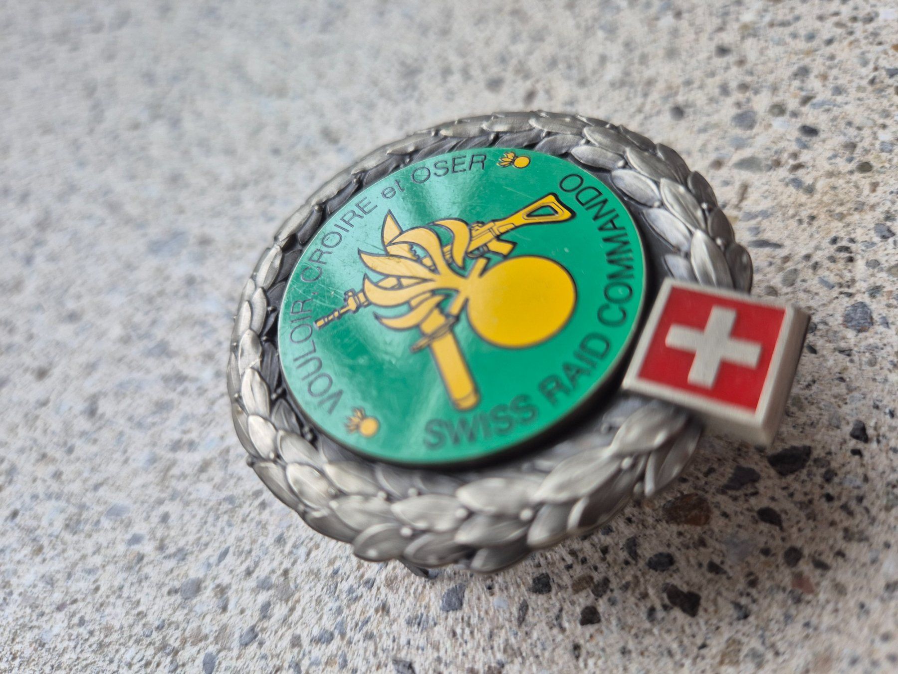 Schweizer Armee Placchette & Badge: *** Beretemblem Swiss Raid Commando RARE ***  – Nuovo (secondo la descrizione) da Riedholz venduto da fr_sIruP 2
