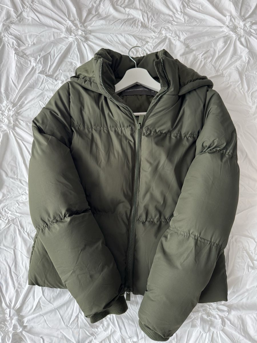French Connection Giacche: French Connection Winterjacke, Khaki, XS – Nuovo (secondo la descrizione) da Binningen venduto da happy_xx 3