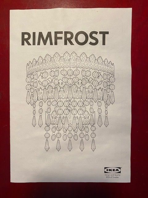 Ikea Lampadari & plafoniere: IKEA Leuchter Rimfrost – Nuovo (secondo la descrizione) da Boniswil venduto da perlhuhn 2