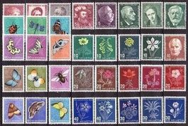 1945 - 1963   LOT  19  Pro Juventute Sätze  ** Postfrisch **
