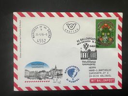 1995 93. Ballonpost Österreich  Erstag Gmunden  (G859)