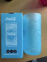 NEU Mcdelivery Glas 2025 blau McDonald's coca Cola 
