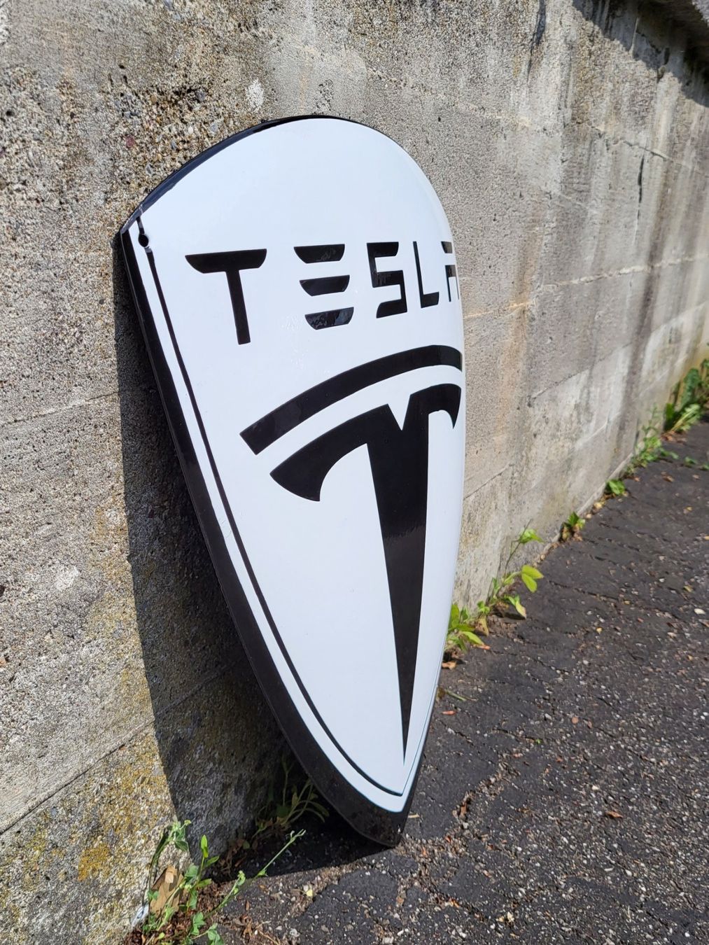 Ecriteaux: Emailschild Tesla – D'occasion à Zürich par timbuktu03 1