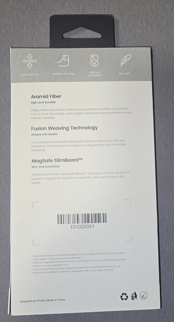 Samsung Cover & Protezioni schermo: Coque Pitaka MagEZ 4 Samsung neuf – Nuovo e nell'imballaggio originale da La Chaux-de-Fonds venduto da Bab_bkc6 1
