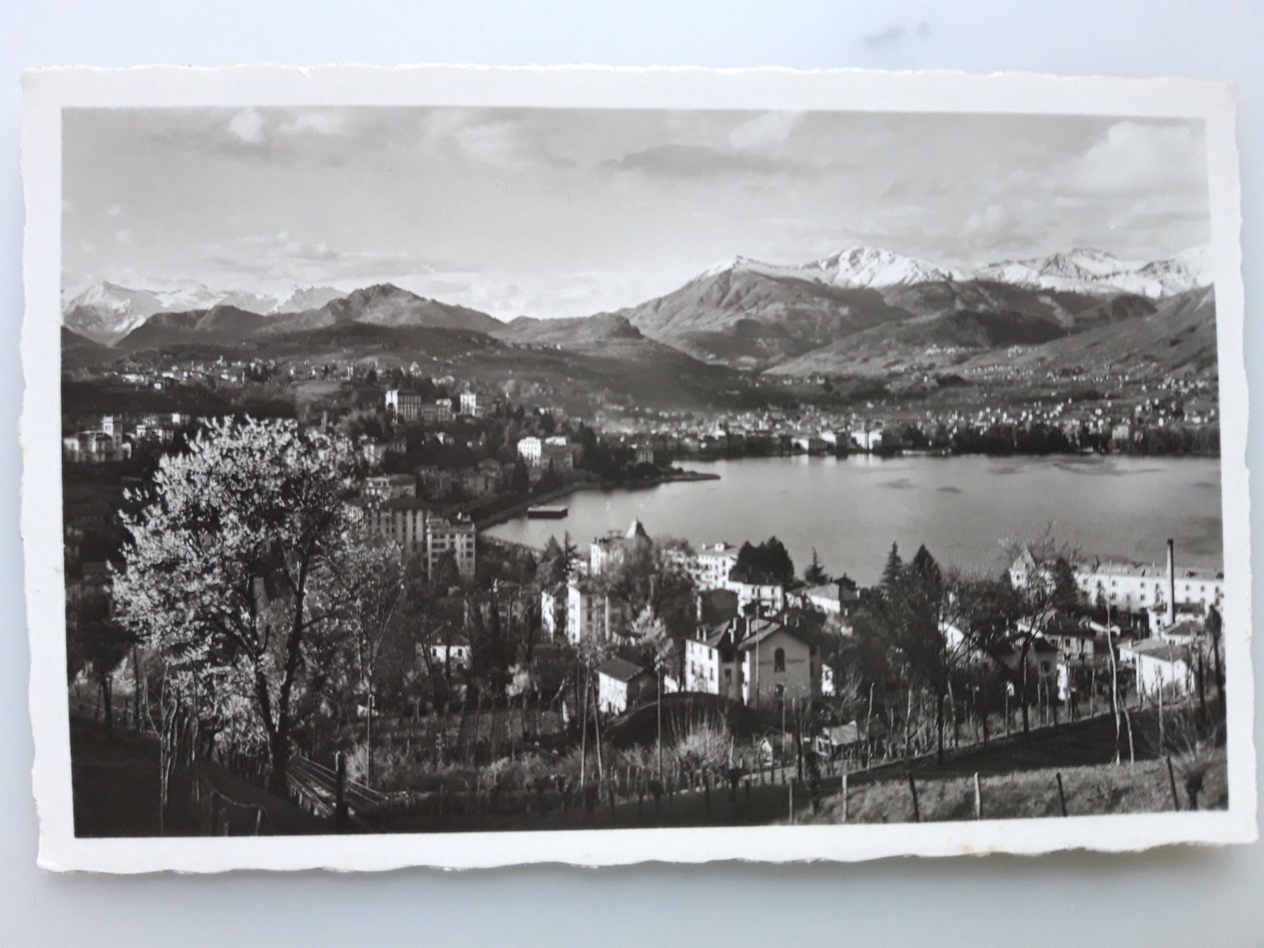 Cartoline postali: Lugano Paradiso – Usato da Sargans venduto da nicsam1815