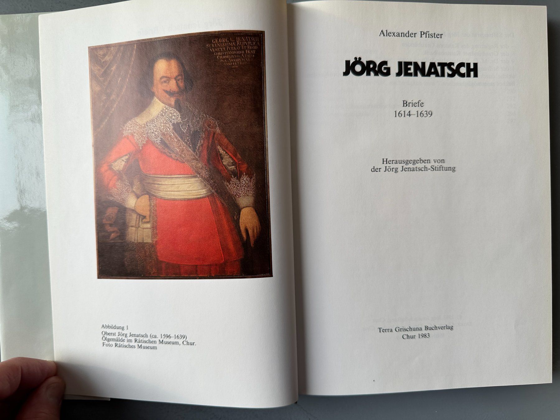 Bücher: Alexander Pfister: Jörg Jenatsch Briefe. – Gebraucht aus Zürich von allp 2