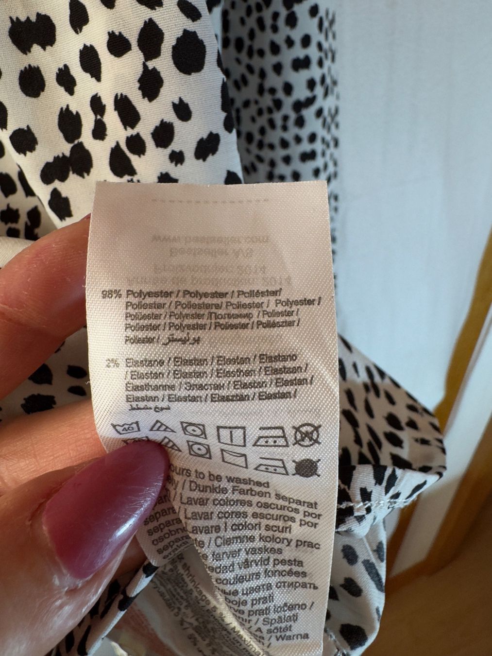 Blusen: Getippte Bluese von Jaqueline de Yong Gr. 38 – Gebraucht aus Grosswangen von second_hand_dress 7
