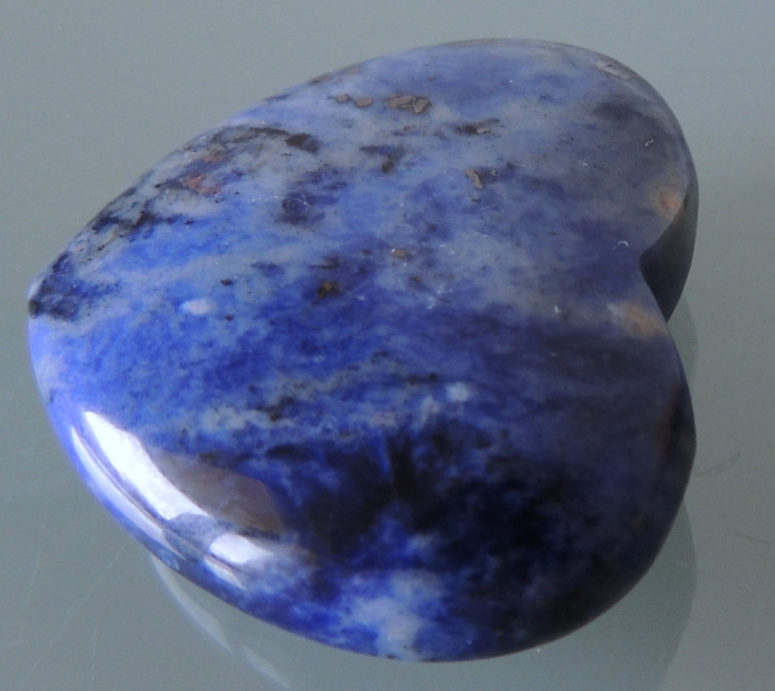 Pietre preziose: Sodalith Herz 4,5 x 4 x 1,5 cm – Usato da Waldenburg venduto da schaller707 3