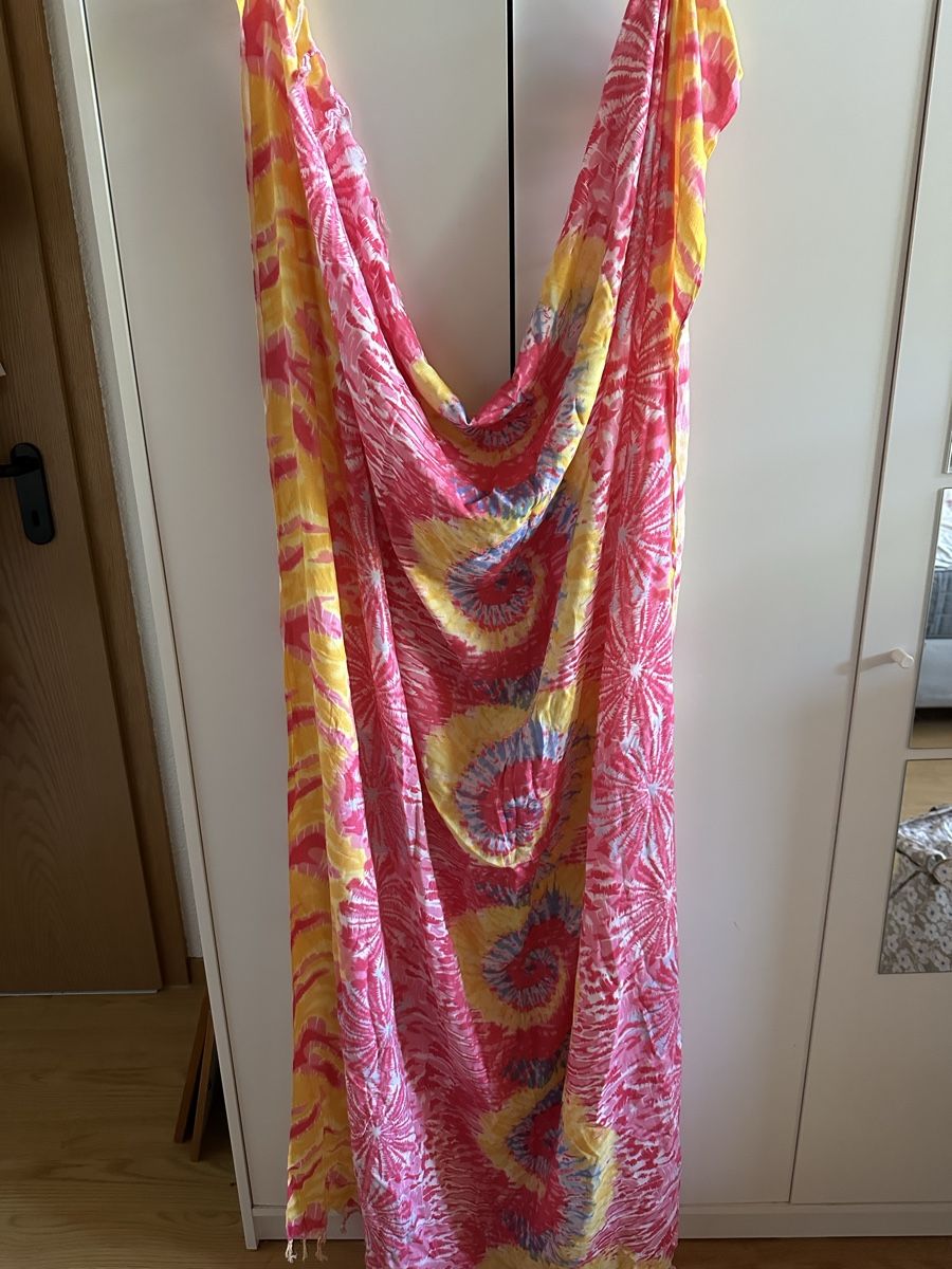 Teli da bagno: Strandtuch Baumwolle pink gelb – Usato da Münsingen venduto da Secondhand89