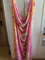 Strandtuch Baumwolle pink gelb