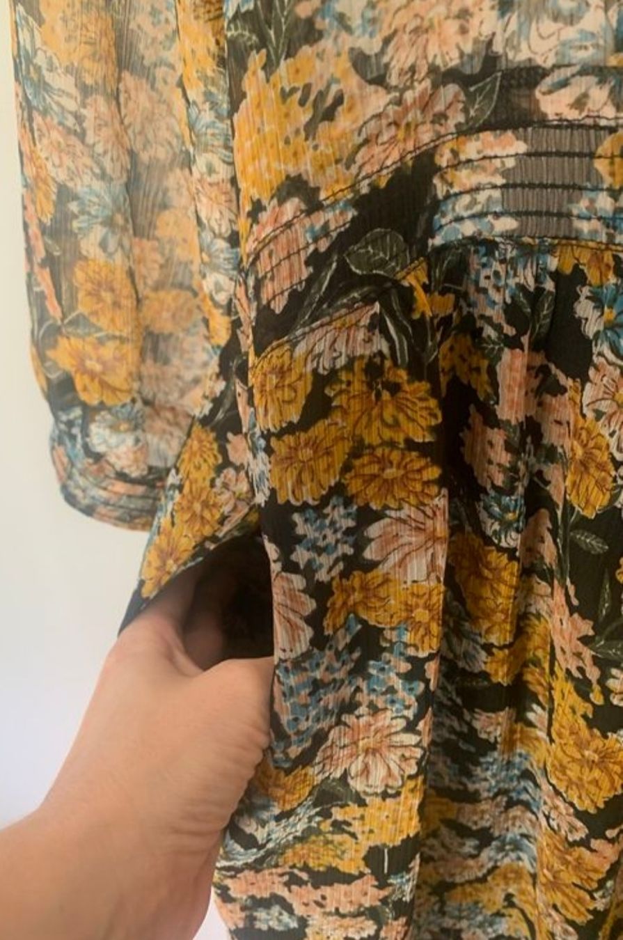 Vestiti: Boho Maxikleid Blumen Gr. M/L  Lollys Laundry Herbst – Usato da Uster venduto da kgw78 6
