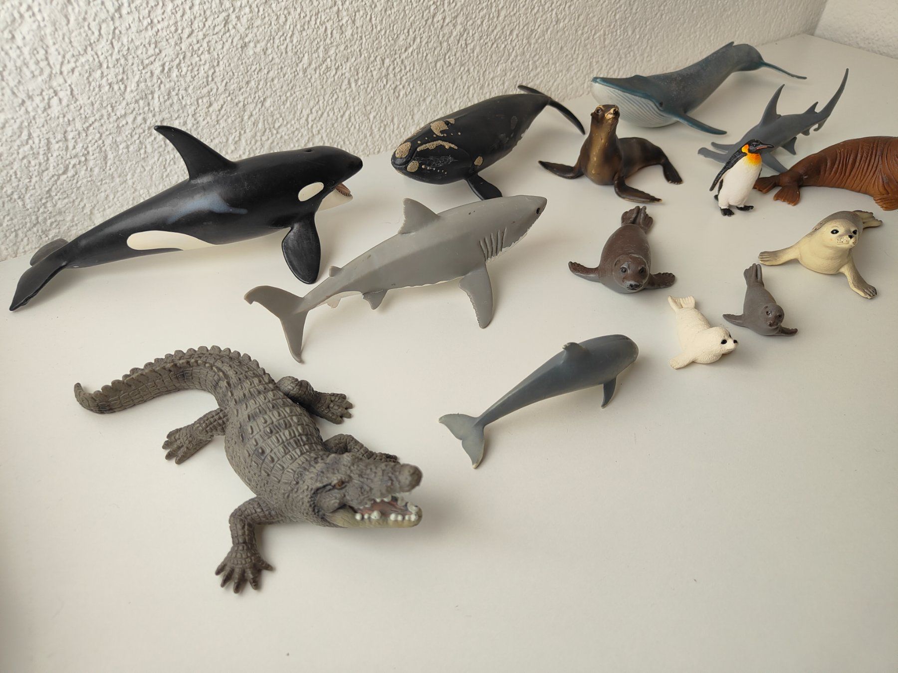 Schleich Figuren: Schleich Meerestiere Set Sammlung Hai Wal Delfin Orka – Gebraucht aus Thalwil von FigurenFreunde 2