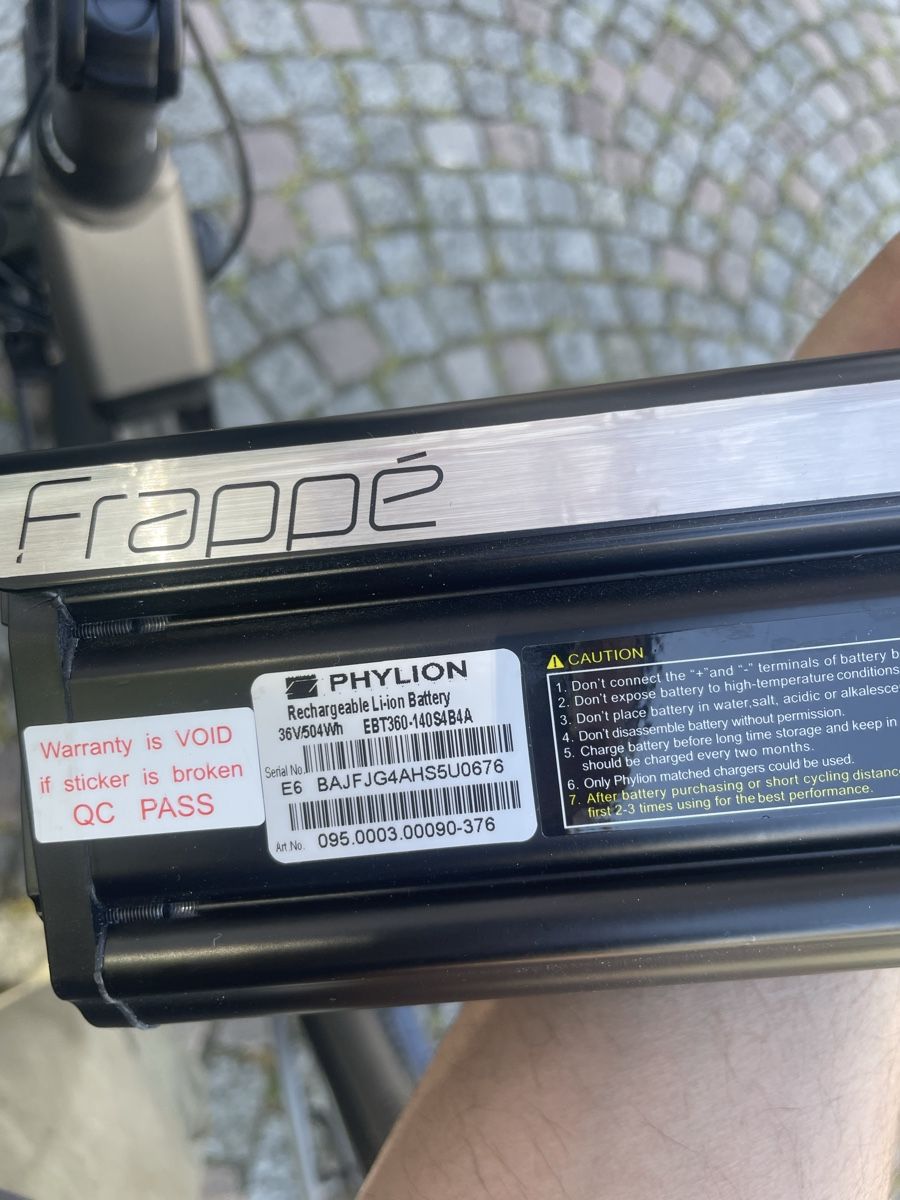 Biciclette: Frappe E Bike 55cm Grösse L – Usato da Elgg venduto da M-A-C 6