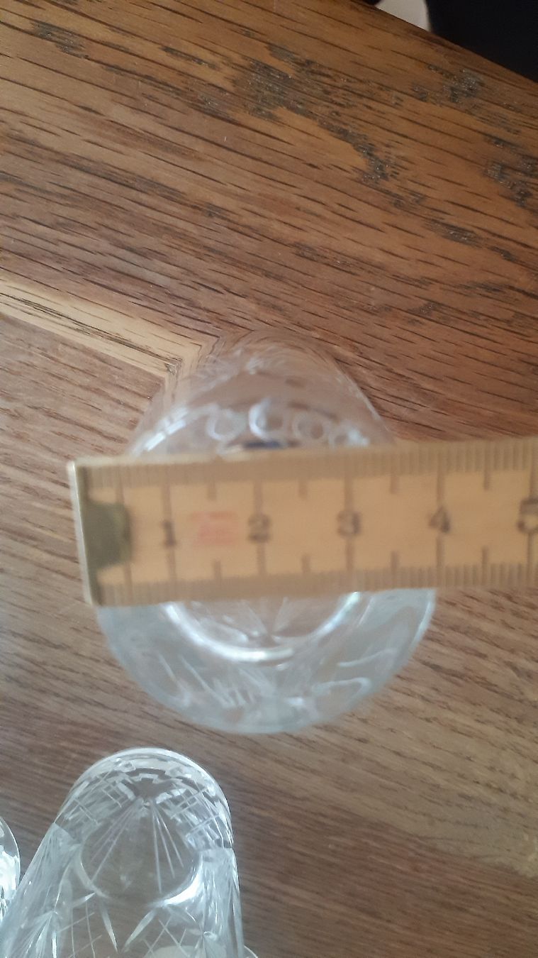 Gläser: Glas Set 9 Stk Kristallglas geschliffen – Gebraucht aus Oey von Parkplatzbrocki 7