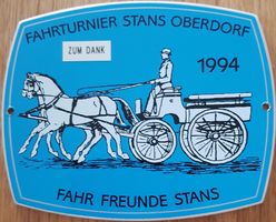 Plakette FAHRTURNIER STANS OBERDORF 1994