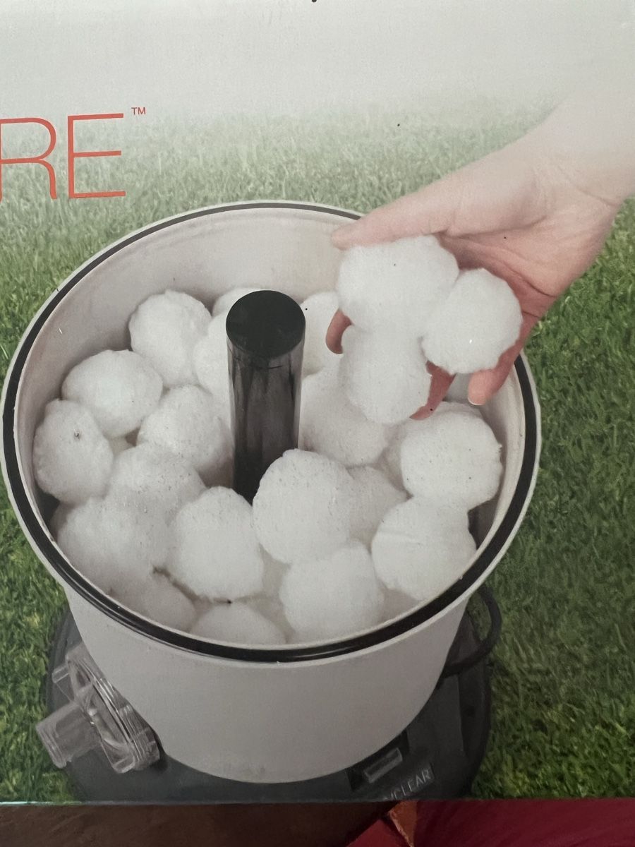 Bestway Accessori per Piscine: 2 x Poolfilter Bälle Flowclear Polysphere a 500g, Neu! – Nuovo e nell'imballaggio originale da Aarberg venduto da Edelschungit
