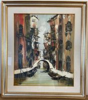 Ölgemälde "Rio a Venezia"