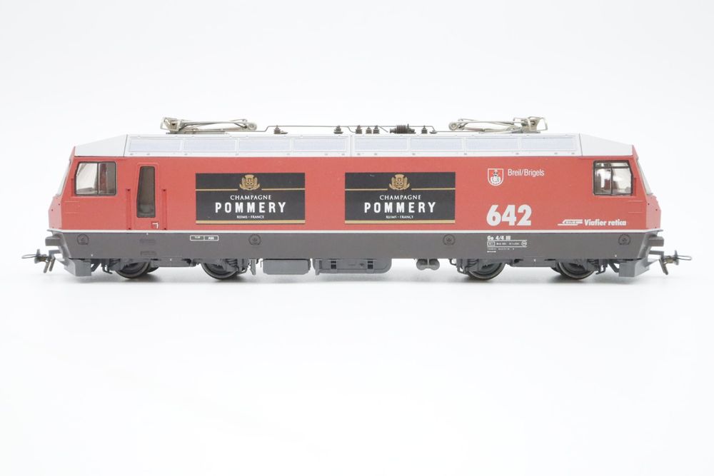 Bemo Modelleisenbahnen: Bemo 1259 112 RhB Ge 4/4 III 642 H0m DC Analog – Gebraucht aus Basel von Railfun 1