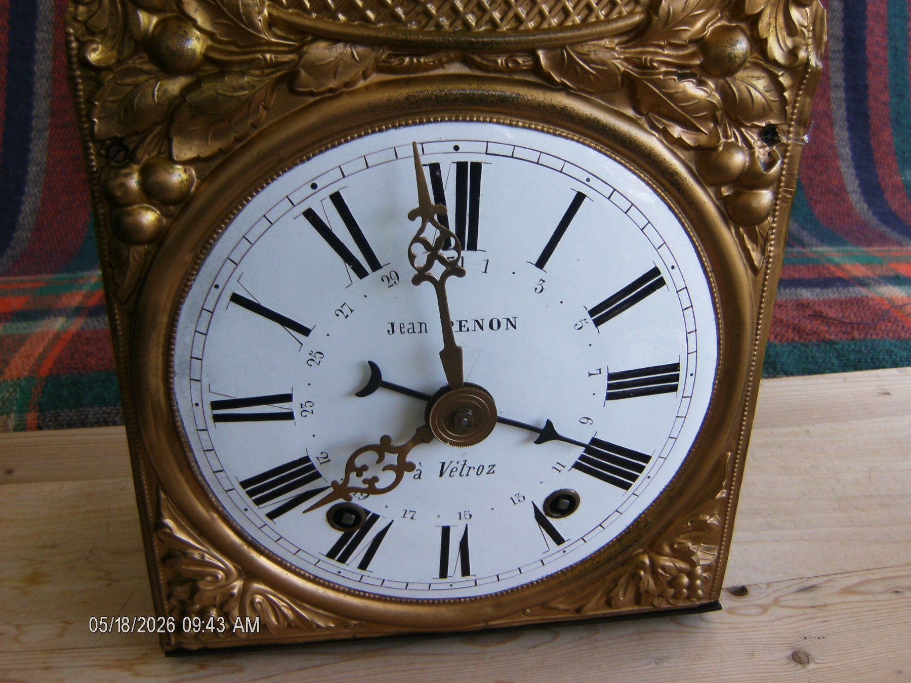 Orologi da terra & Orologi da parete: Mouvement de Comtoise, à ancre, révisée – Usato da Granges-Paccot venduto da revisionchl 1