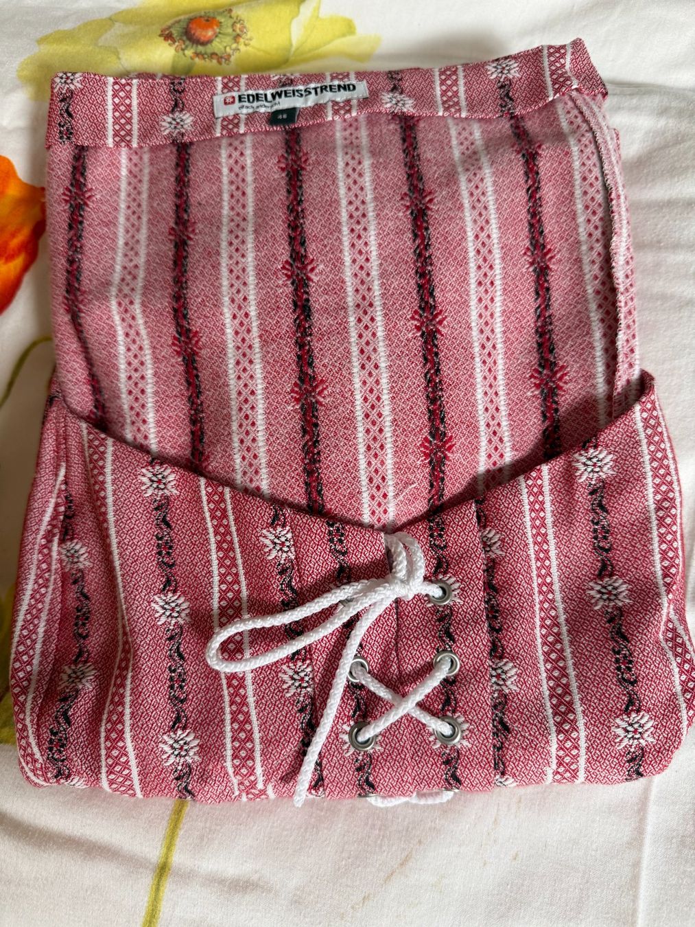 Camicette: Edelweiss Bluse Gr. 46 rot – Nuovo (secondo la descrizione) da Bäch SZ venduto da Glitzer29