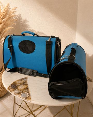 Transportbox Haustier neu blau