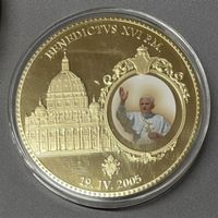 Vatican, Médaille, Le Pape Benoit XVI