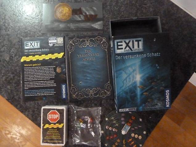Kosmos Spiele: EXIT das Spiel / Der versunkene Schatz  NEU – Neu (gemäss Beschreibung) aus Ueken von dale02