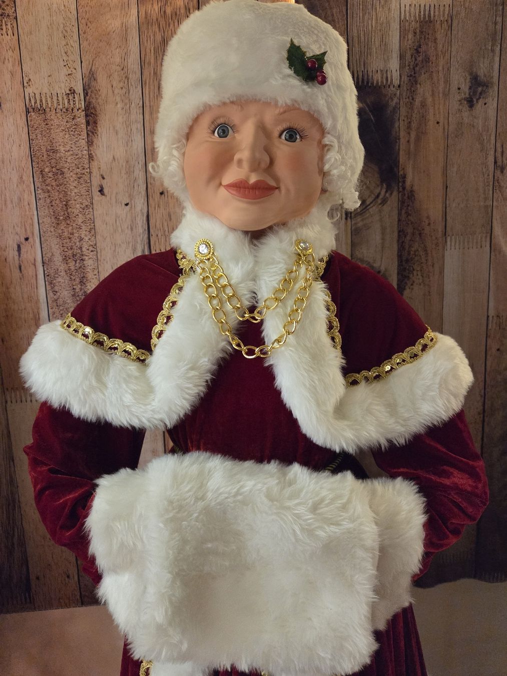 Statuette: Frau Santa Claus XXL – Nuovo e nell'imballaggio originale da Burg im Leimental venduto da Spuma87