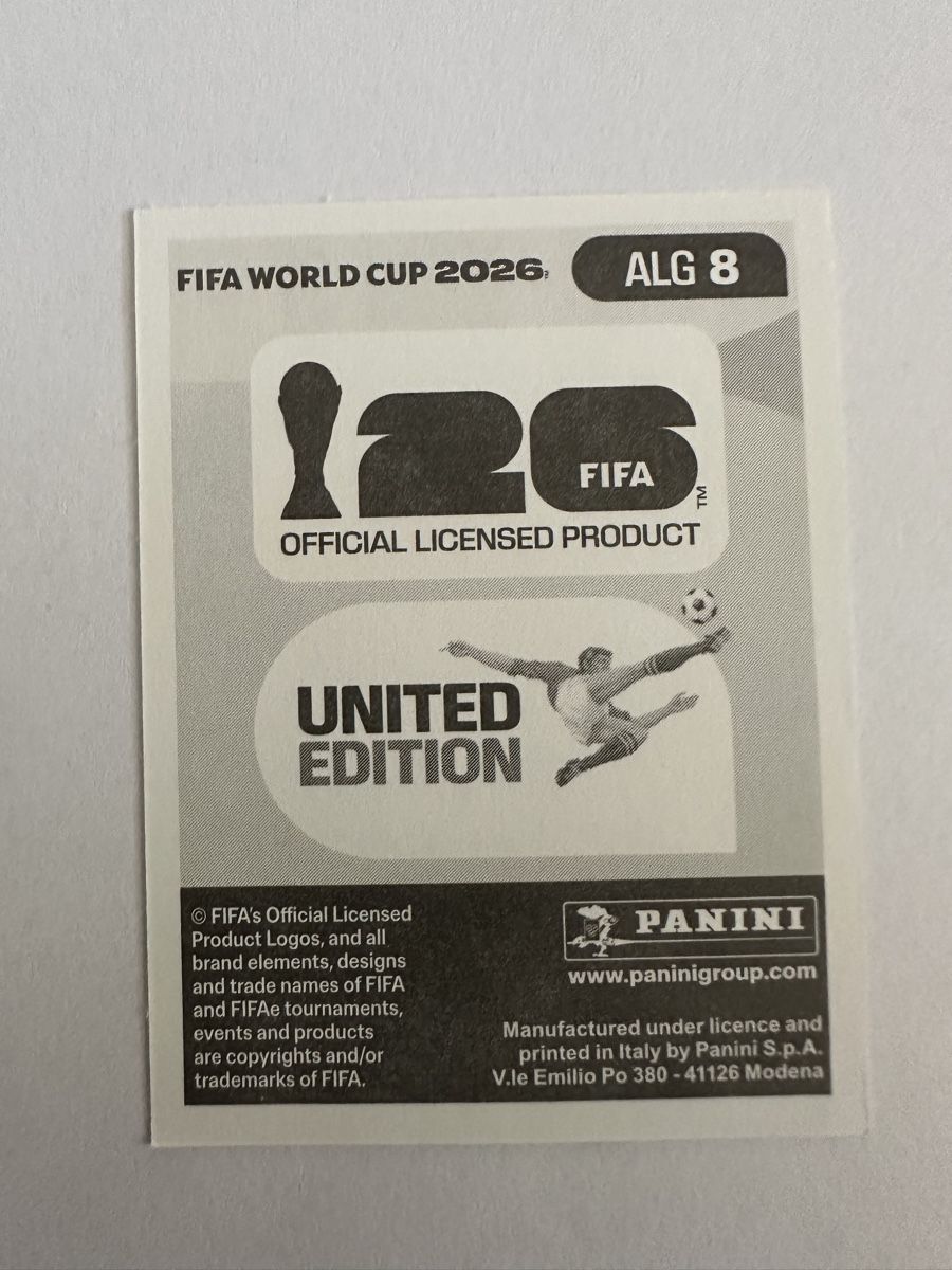 Panini Carte collezionabili: Panini Sticker WM 2026 ALG 8 Ismael Bennacer – Nuovo (secondo la descrizione) da Herisau venduto da Ballenberger 1