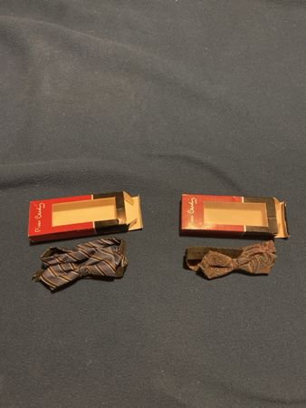 nœud Pierre Cardin vintage, lot de 2, chic!