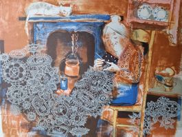 HORST LEMKE LITHOGRAPHIE SIGNIERT NUMMERIERT