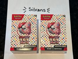 🇺🇸 2x 151 Booster Bundle Scarlet Violet Englisch Sealed