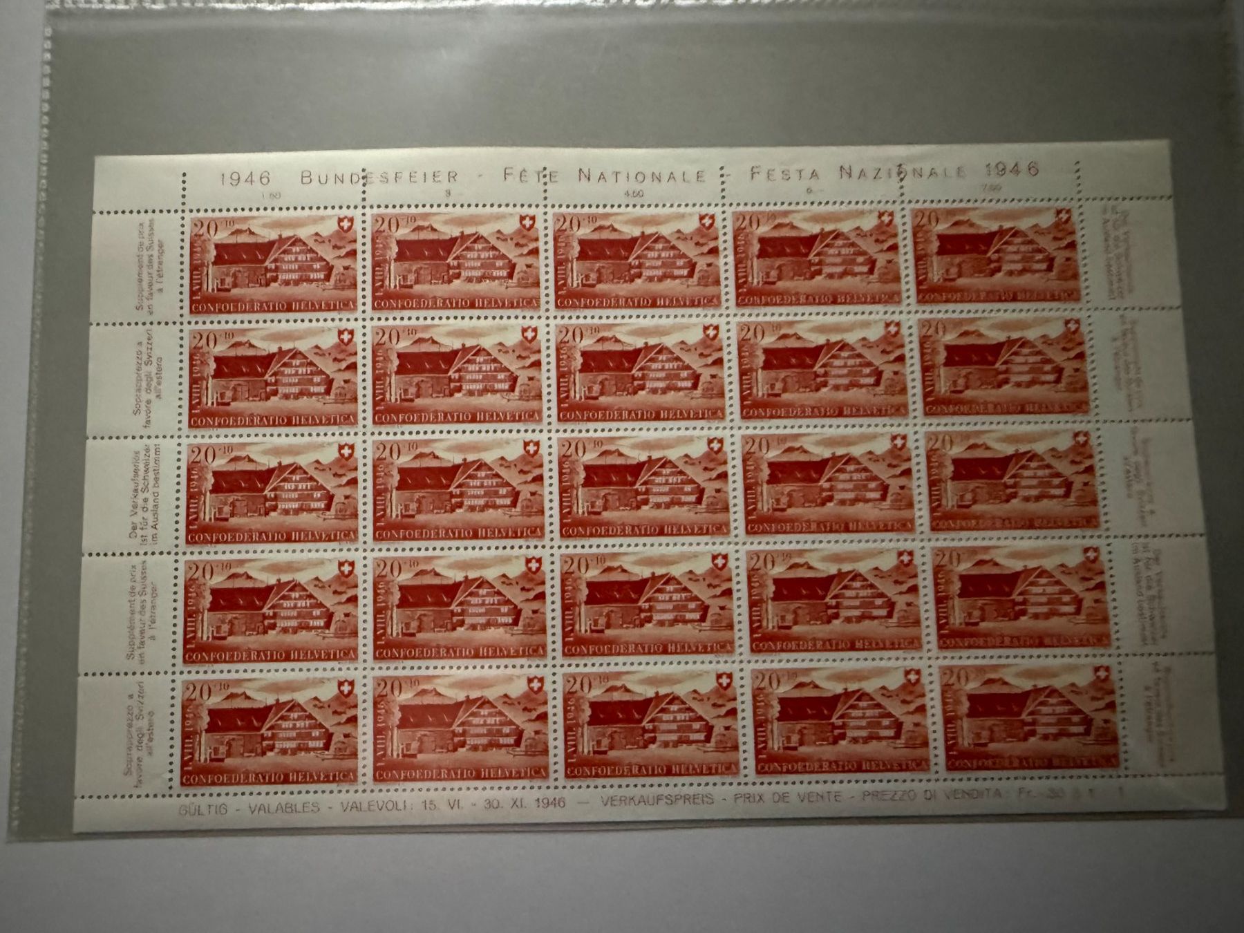 Tutti i francobolli: Postfrischer ** Bogen / mit Originalgummi – Nuovo (secondo la descrizione) da Arch venduto da seil819