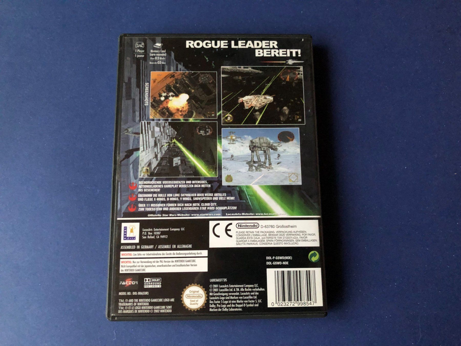 Nintendo Spiele: STAR WARS ROGUE LEADER ROGUE SQUADRON II – Gebraucht aus Hägendorf von Briansgameshop 1