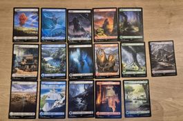 Final Fantasy Full Art Mana Set (DE) MTG Magic The Gathering