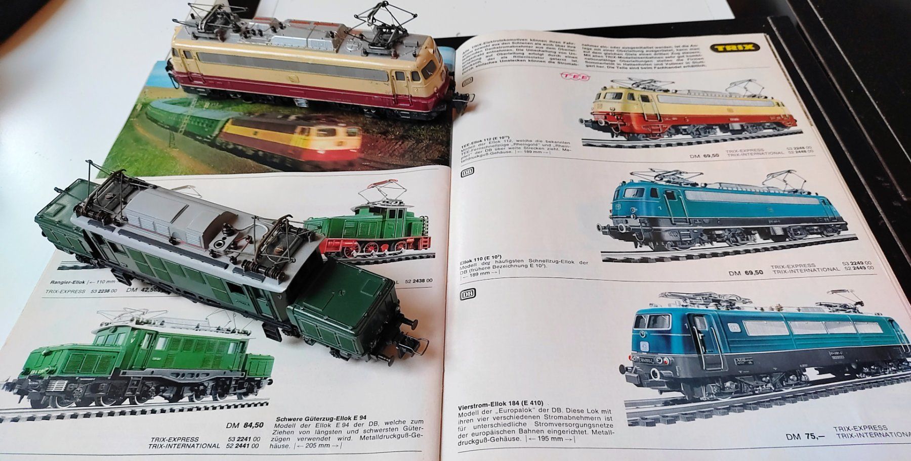 Trix Modellini di ferrovie: Trix Katalog 71/72 mit Trix Express Inhalten,TrixExpress-Agi – Usato da Kirchberg BE venduto da RadioGerberPrivat 4
