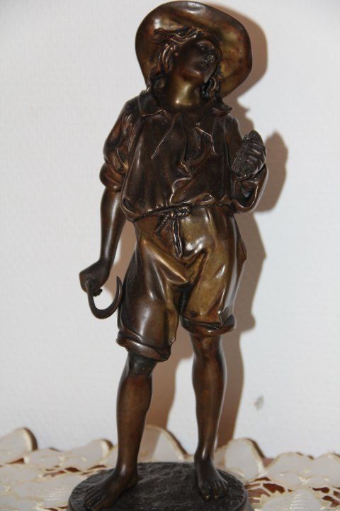 Sculture & Statue: Paire de sculptures en bronze antique . – Usato da Praz (Vully) venduto da pikuluka1 1