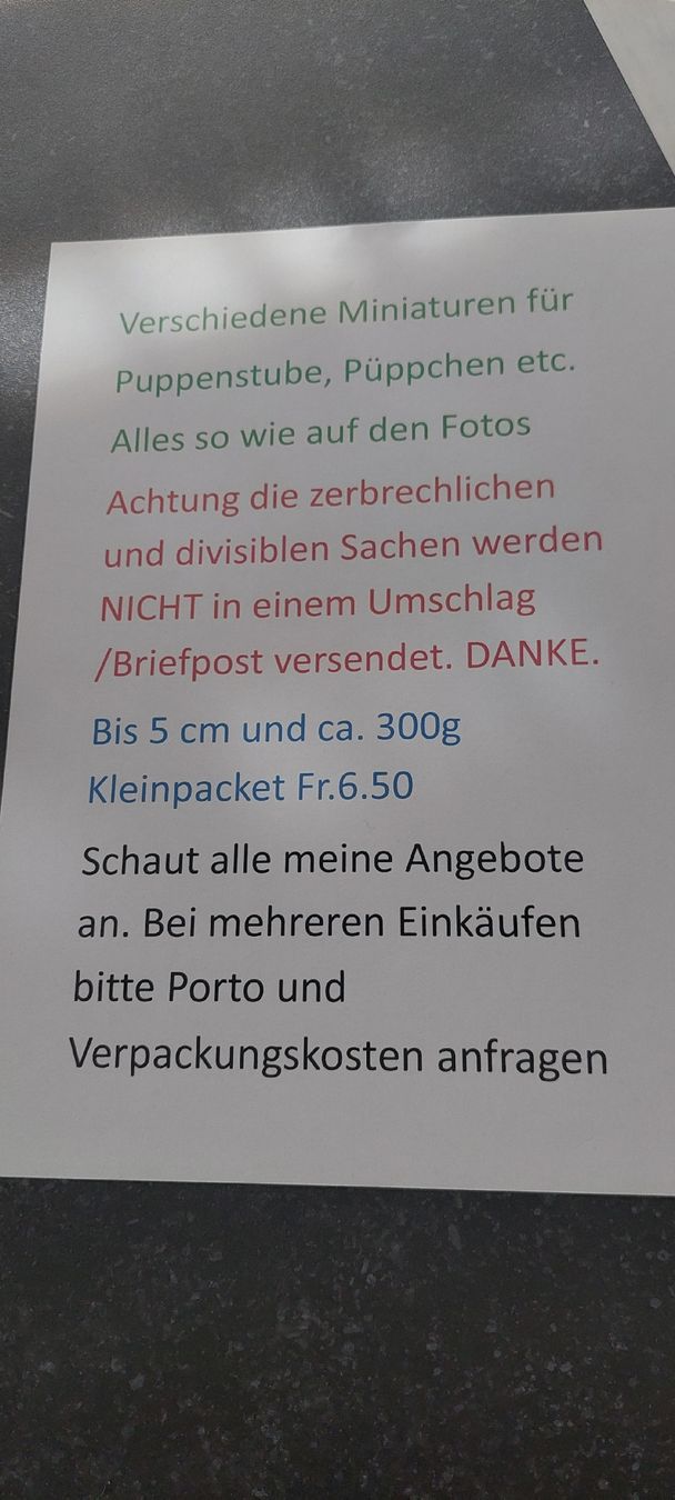 Puppenhäuser & -möbel: altes Puppenstube Püppchen  – Gebraucht aus Muri AG von nindo1 8