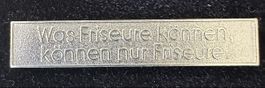 Pin "Was Friseure können, können nur Friseure“