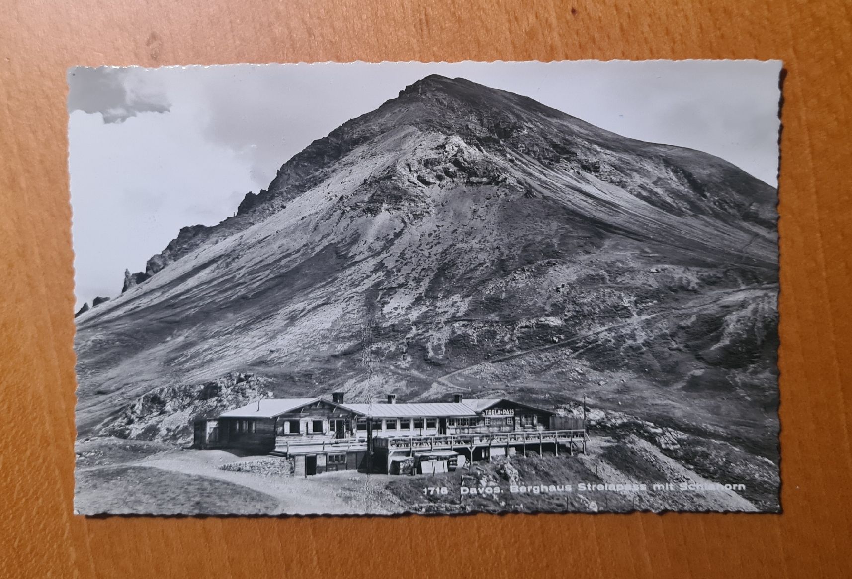 Ansichtskarten: Bergbaus Strelapass 1951 – Gebraucht aus Ebikon von Donar50