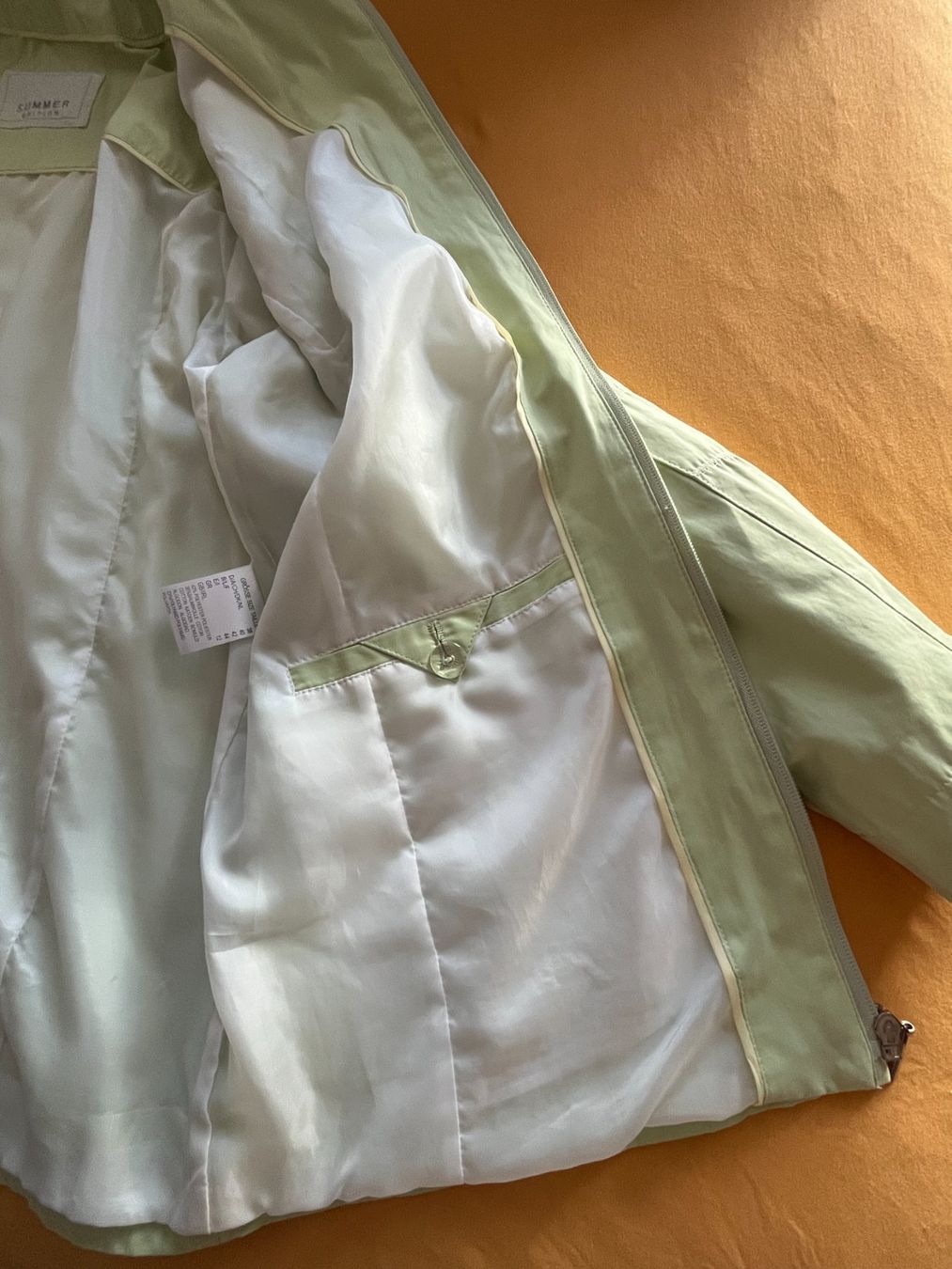 Giacche: Leichte Übergangsjacke lindengrün – Usato da Uetendorf venduto da Florabella01 5