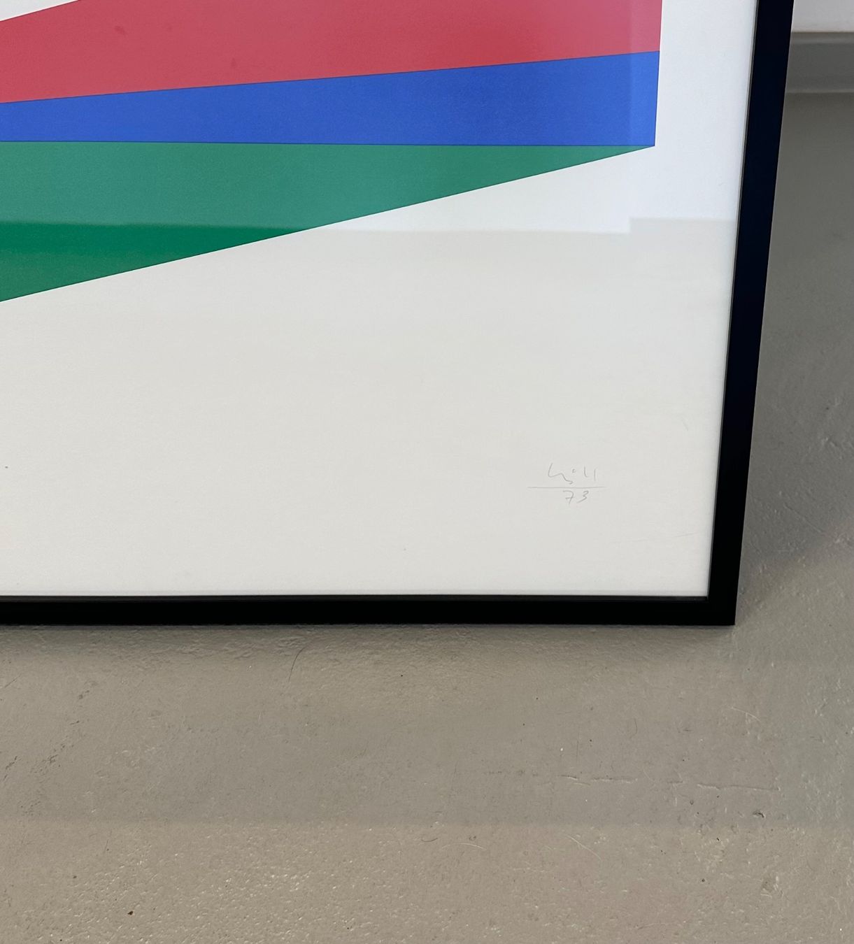 Dipinti: Composition concrète, 1973, Max Bill – Usato da neuchatel venduto da cabinetjuliart 4